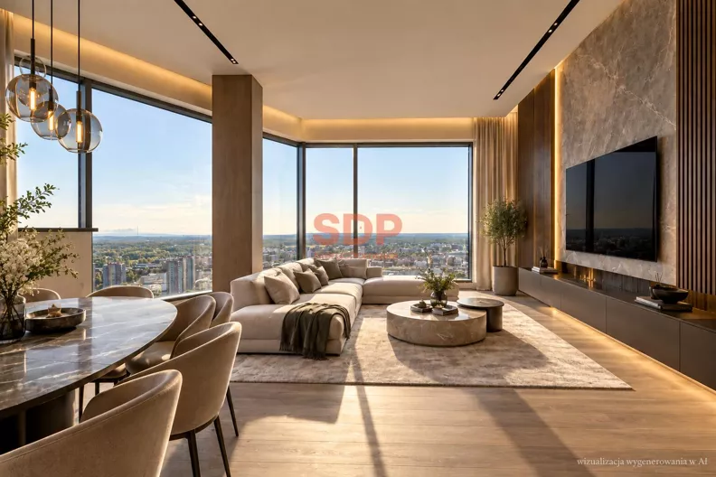 4 pokoje, mieszkanie 108,55 m², piętro 32, oferta nr , 45871, Katowice, Śródmieście, Olimpijska
