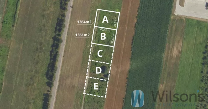 Działka 1 364,00 m², oferta nr , WIL827985, Cząstków Mazowiecki, Małotka