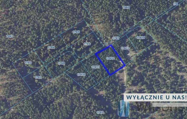 Działka 3 010,00 m², oferta nr , WIL215061, Opaleniec