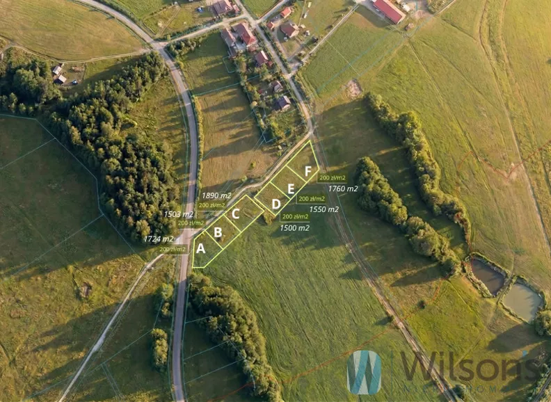 Działka 1 550,00 m², oferta nr , WIL210972, Osławica