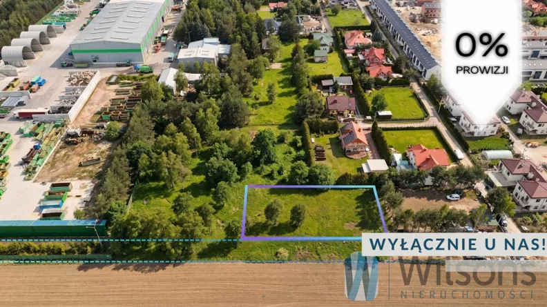 Działka 1 118,00 m², oferta nr , WIL898740, Kolonia Warszawska, Przezorna