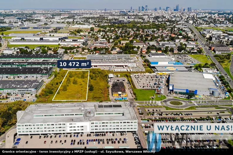 Działka 10 472,00 m², oferta nr , WIL987856, Warszawa, Włochy, Włochy, Szyszkowa