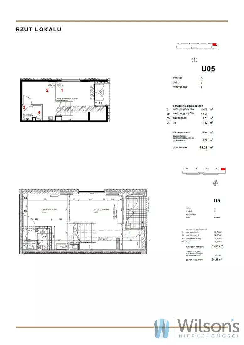 Lokal użytkowy 36,00 m², oferta nr , WIL100360, Warszawa, Jana Nowaka-Jeziorańskiego