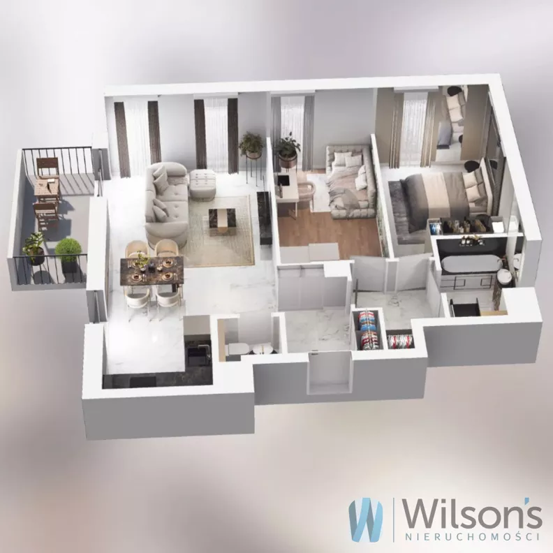 3 pokoje, apartament 67,61 m², parter, oferta nr , WIL188592, Piastów