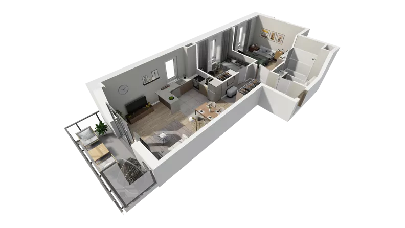 3 pokoje, mieszkanie 54,14 m², parter, oferta nr A.07, Osiedle Salvia, Warszawa, Białołęka, Kobiałka, ul. Mańkowska