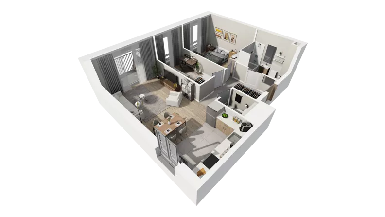3 pokoje, mieszkanie 60,34 m², parter, oferta nr A.39, Osiedle Salvia, Warszawa, Białołęka, Kobiałka, ul. Mańkowska