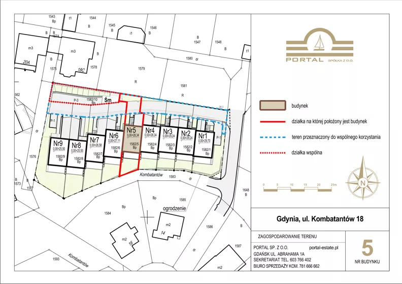Dom i rezydencja 153,57 m², oferta nr 5, Domy - Gdynia Redłowo, Gdynia, Redłowo, ul. Kombatantów 18