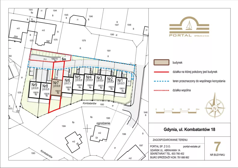 Dom i rezydencja 157,46 m², oferta nr 7, Domy - Gdynia Redłowo, Gdynia, Redłowo, ul. Kombatantów 18