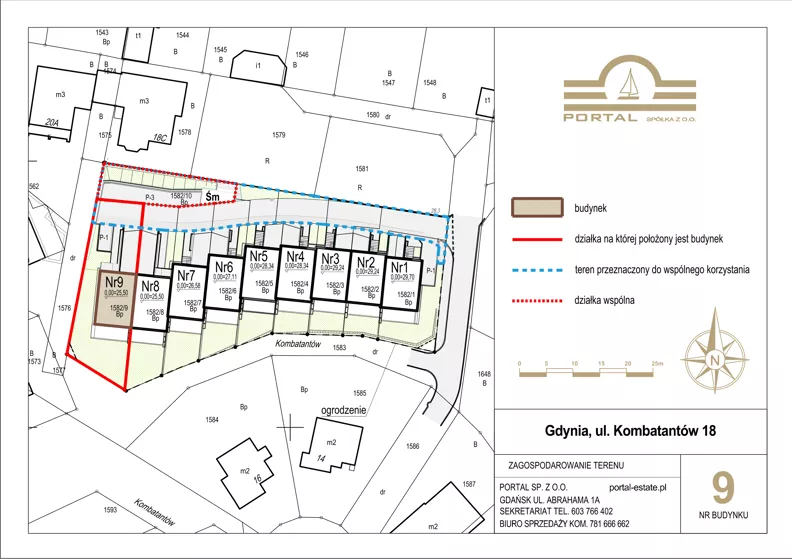 Dom i rezydencja 151,51 m², oferta nr 9, Domy - Gdynia Redłowo, Gdynia, Redłowo, ul. Kombatantów 18
