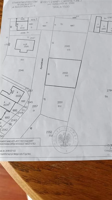Działka 571,00 m², oferta nr , IF04375, Ustka, Rumiankowa