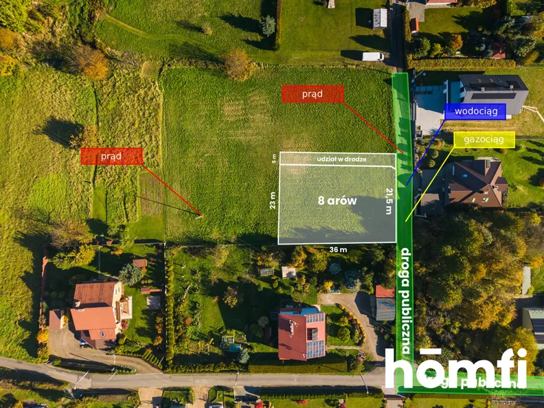 Działka 807,00 m², oferta nr , 3435/2089/OGS, Grabówki