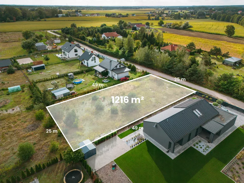 Działka 1 216,00 m², oferta nr , 3394/2089/OGS, Zławieś Mała, Leśna Polana