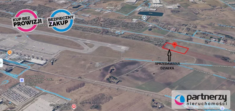 Działka 8 665,00 m², oferta nr , PAN311971, Gdańsk, Kokoszki, Juliusza Słowackiego