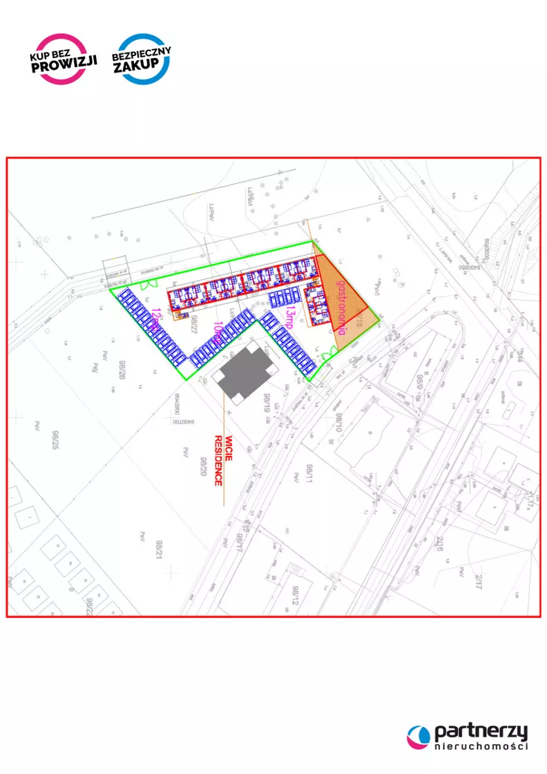 Działka 2 134,00 m², oferta nr , PAN135566, Wicie, Ku Morzu