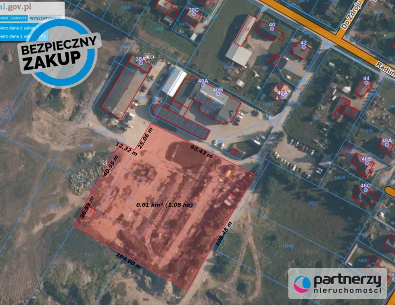 Działka 10 800,00 m², oferta nr , PAN813305, Niestępowo