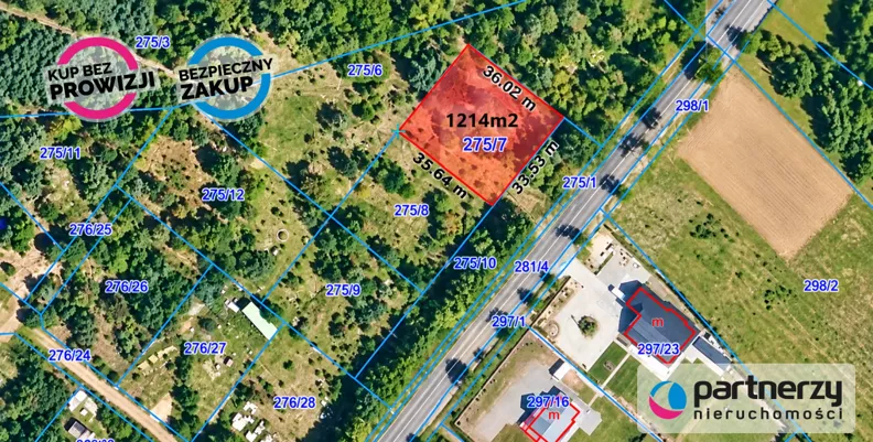Działka 1 214,00 m², oferta nr , PAN483416, Olpuch