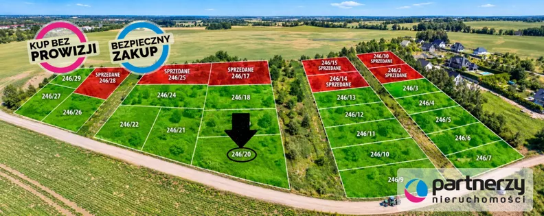 Działka 1 033,00 m², oferta nr , PAN539339, Bielkówko, Wyżynna