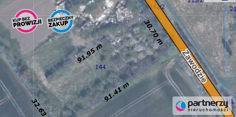 Działka 2 992,00 m², oferta nr , PAN144126, Gdańsk, Olszynka, Zawodzie