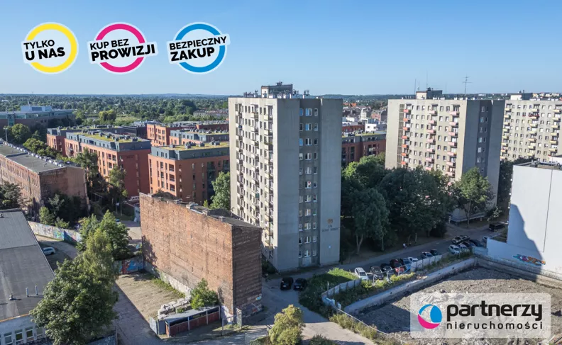 2 pokoje, mieszkanie 40,60 m², piętro 9, oferta nr , PAN886084, Gdańsk, Śródmieście, Długie Ogrody