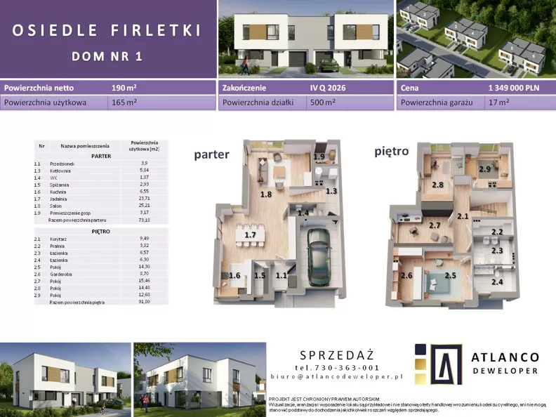 Dom 165,00 m², oferta nr 1, Osiedle Firletki, Wiązowna, ul. Firletki 22