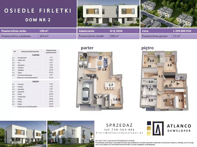 Dom 165,00 m², oferta nr 2, Osiedle Firletki, Wiązowna, ul. Firletki 22