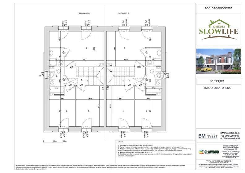 Dom 101,69 m², oferta nr 35A, Osiedle SLOW LIFE, Łomianki, ul. Spokojna/Wyjątkowa