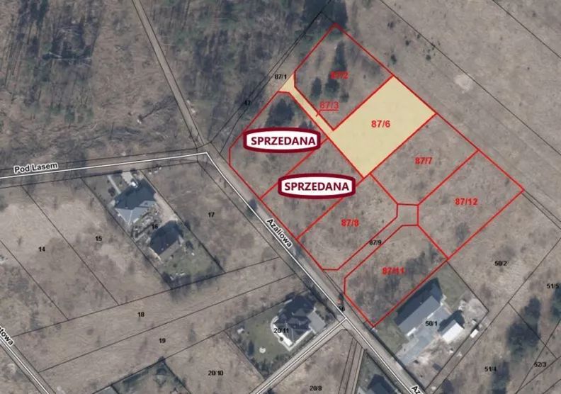 Działka 1 854,00 m², oferta nr , 45965/3186/OGS, Szczecin, Azaliowa