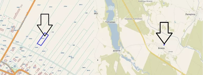 Działka 1 764,00 m², oferta nr , 46024/3186/OGS, Brzezie