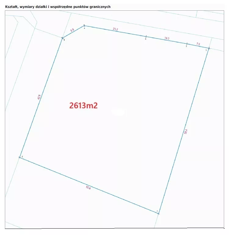 Działka 2 613,00 m², oferta nr , 45842/3186/OGS, Glincz, Cedrowa