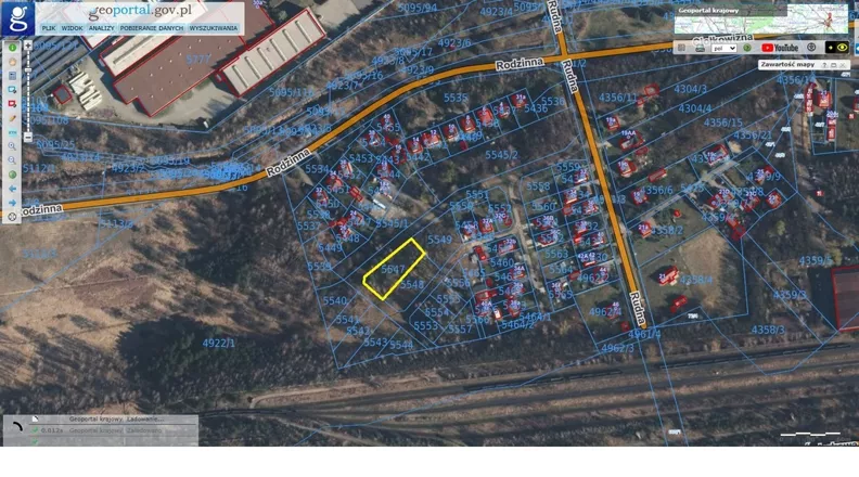Działka 1 635,00 m², oferta nr , 45823/3186/OGS, Dąbrowa Górnicza