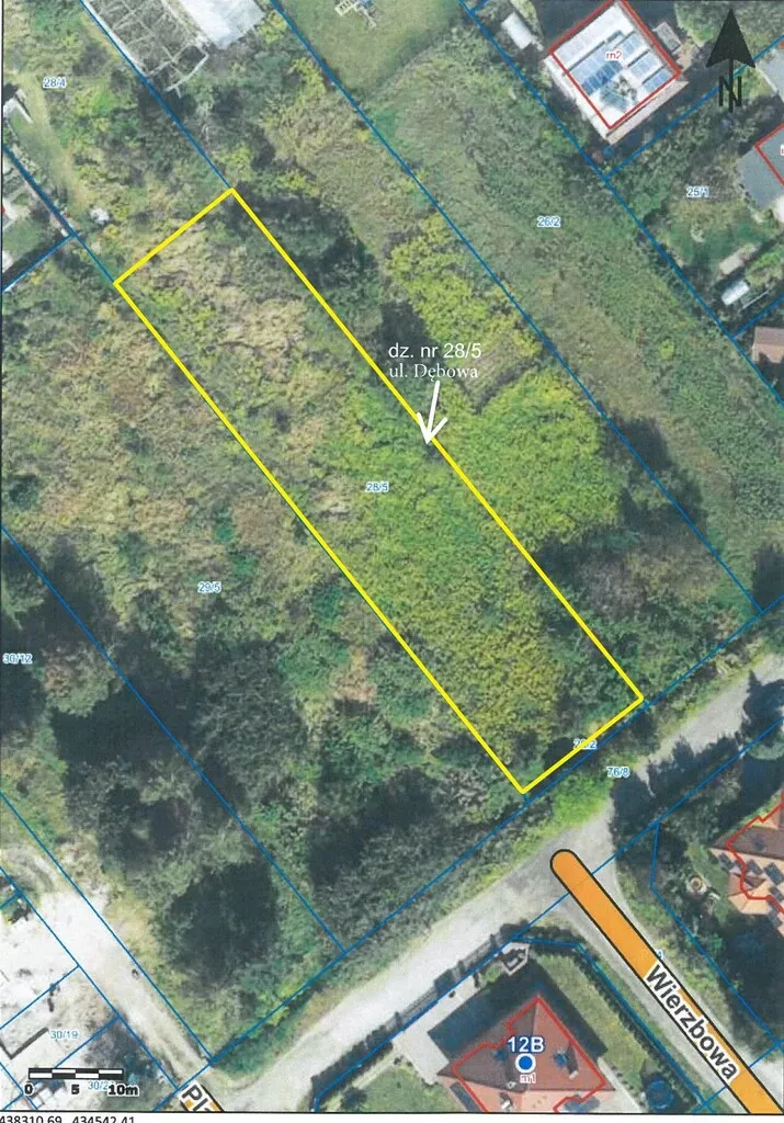 Działka 1 133,00 m², oferta nr , 46059/3186/OGS, Kalisz, Dębowa