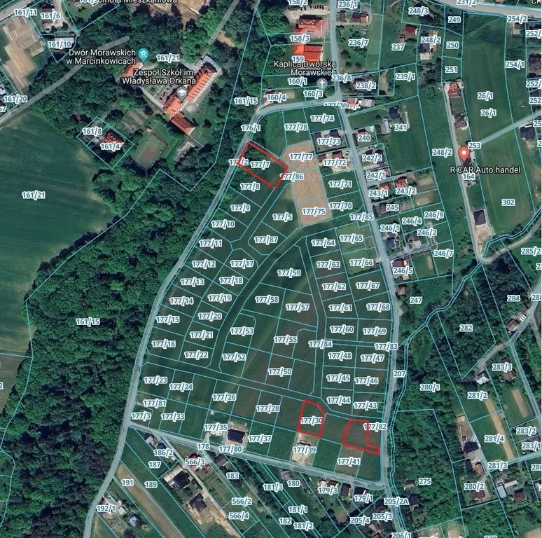 Działka 1 700,00 m², oferta nr , 45952/3186/OGS, Marcinkowice