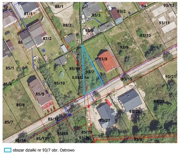 Działka 332,00 m², oferta nr , 46092/3186/OGS, Ostrowo