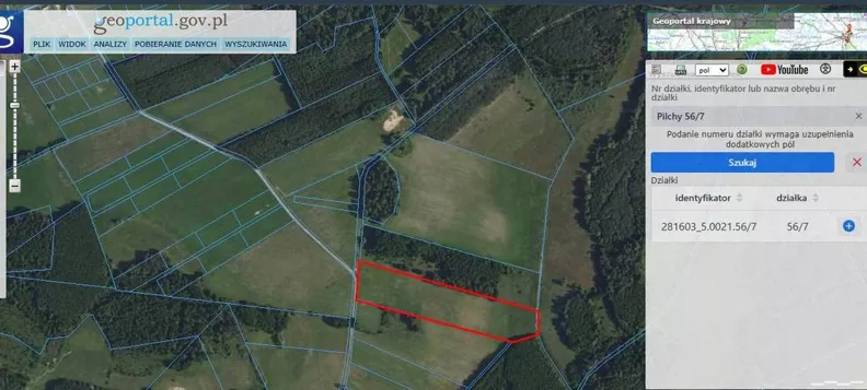 Działka 25 000,00 m², oferta nr , 45834/3186/OGS, Pilchy