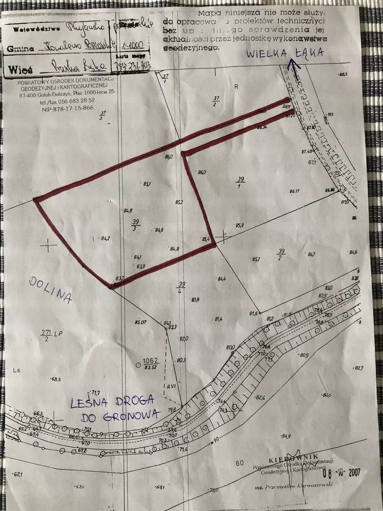Działka 5 500,00 m², oferta nr , 45291/3186/OGS, Pruska Łąka