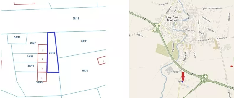 Działka 96,00 m², oferta nr , 45811/3186/OGS, Rychnowo Żuławskie