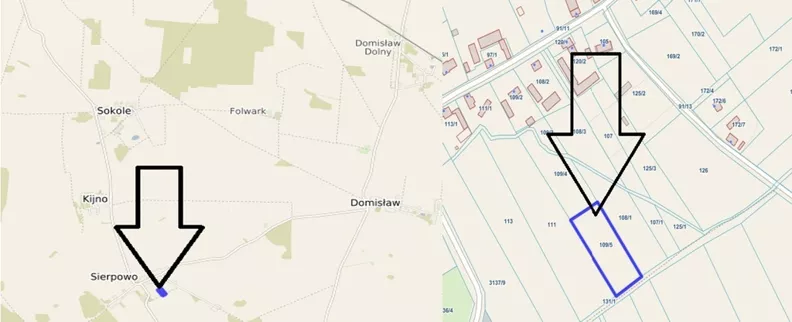 Działka 4 200,00 m², oferta nr , 46019/3186/OGS, Sierpowo