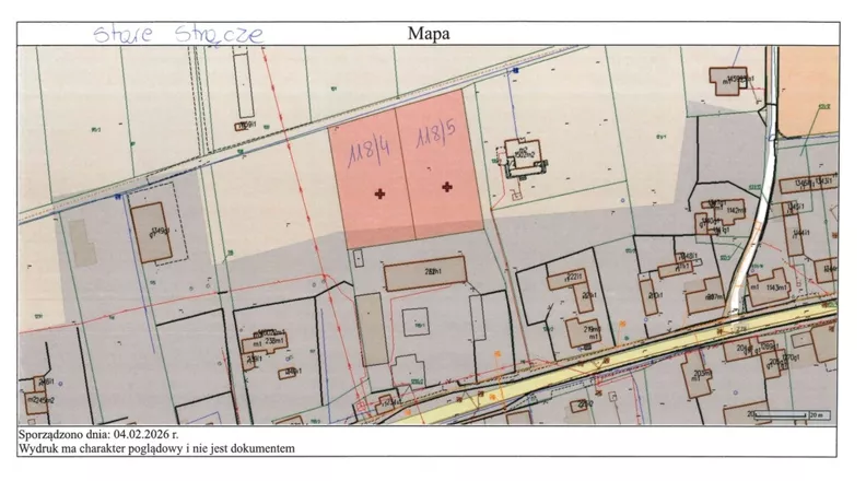 Działka 1 392,00 m², oferta nr , 46050/3186/OGS, Stare Strącze