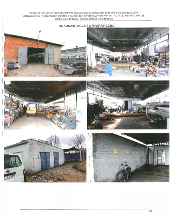 Działka 11 131,00 m², oferta nr , 45903/3186/OGS, Ostrzeszów, Tadeusza Kościuszki