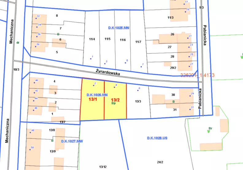 Działka 614,00 m², oferta nr , 46010/3186/OGS, Szczecin, Żyrardowska