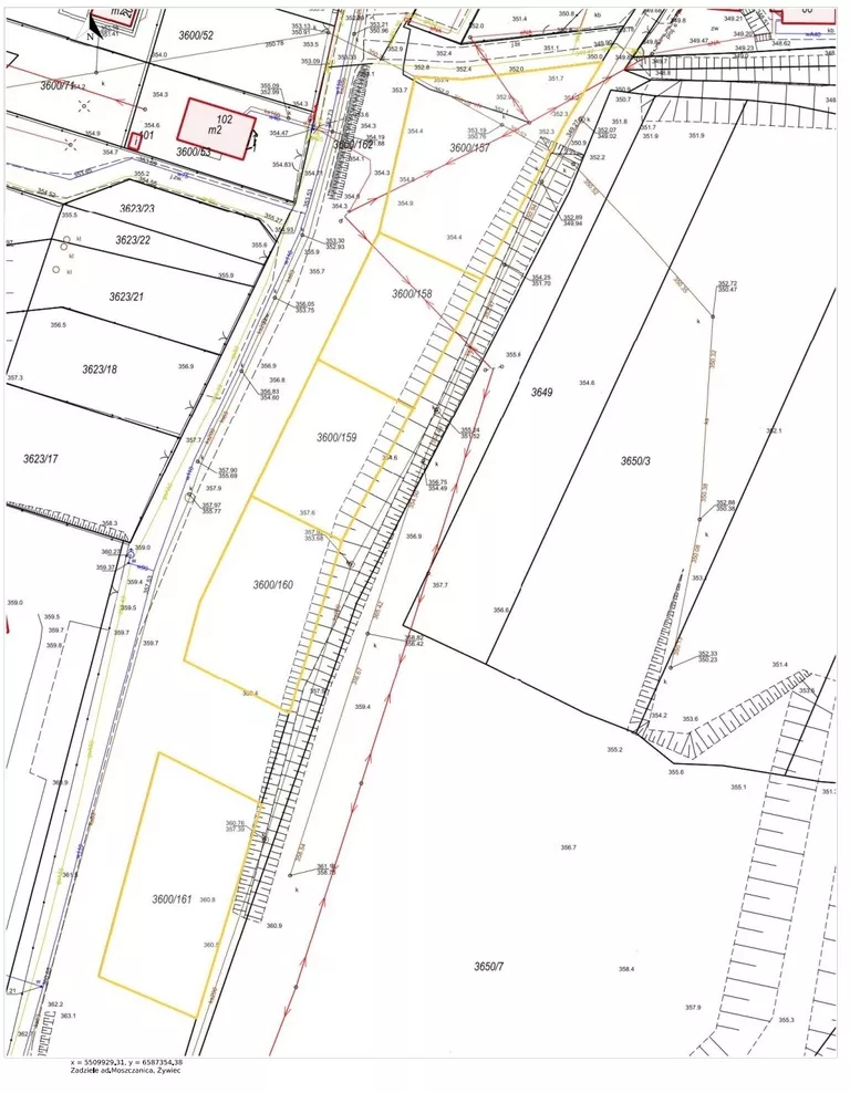 Działka 631,00 m², oferta nr , 46014/3186/OGS, Żywiec