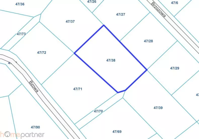 Działka 1 197,00 m², oferta nr , 21876, Miłoszyce, Bzowa