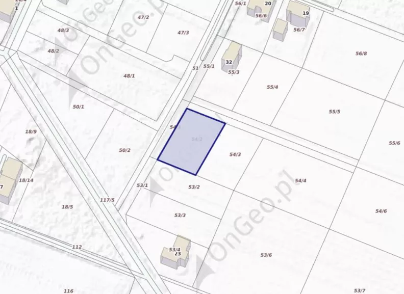 Działka 1 288,00 m², oferta nr , 21831, Milejowice