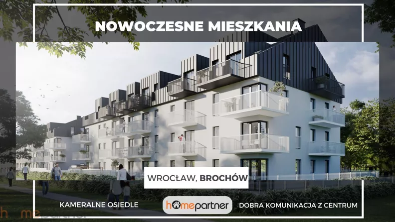 3 pokoje, mieszkanie 53,84 m², piętro 3, oferta nr , 21662, Wrocław, Krzyki-Partynice, Krzyki, Brochowska