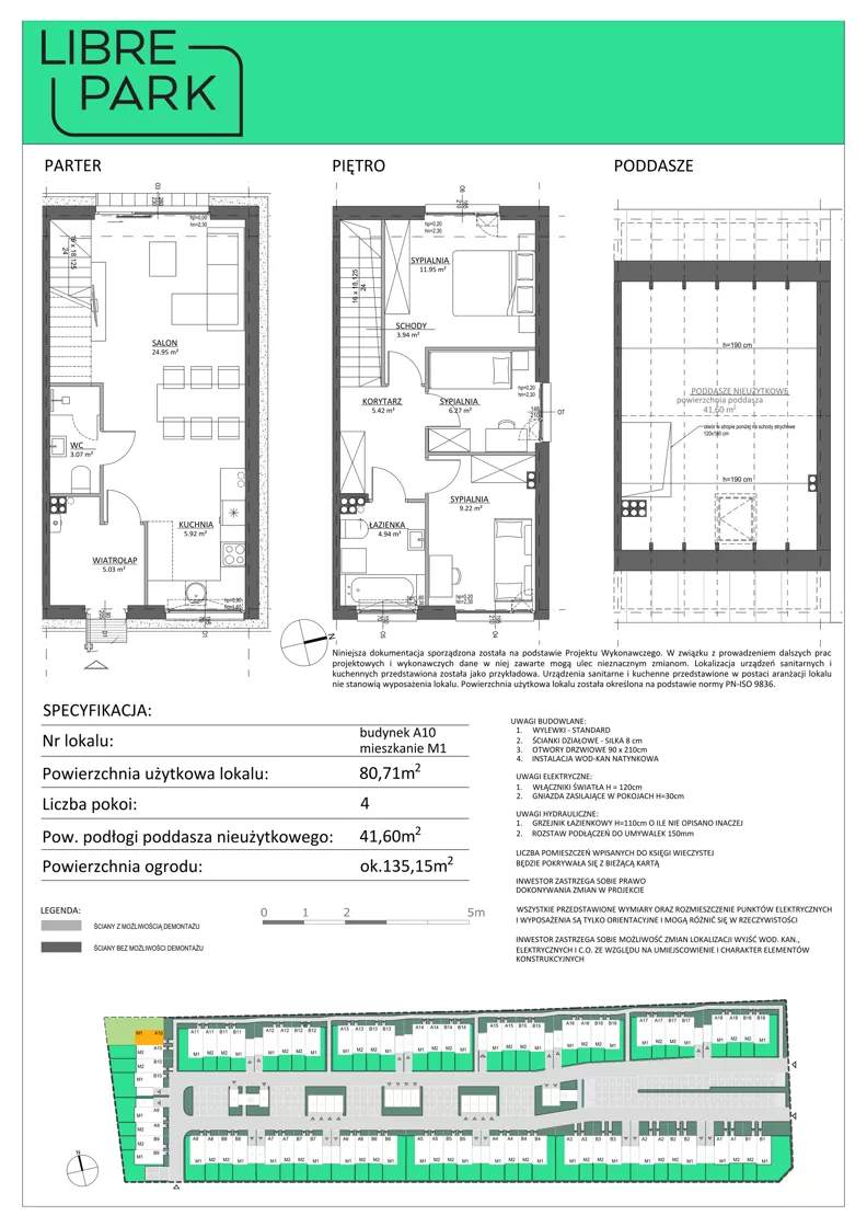 4 pokoje, mieszkanie 80,71 m², parter, oferta nr A10/M1, Libre Park, Kosakowo, ul. Pistacjowa 5