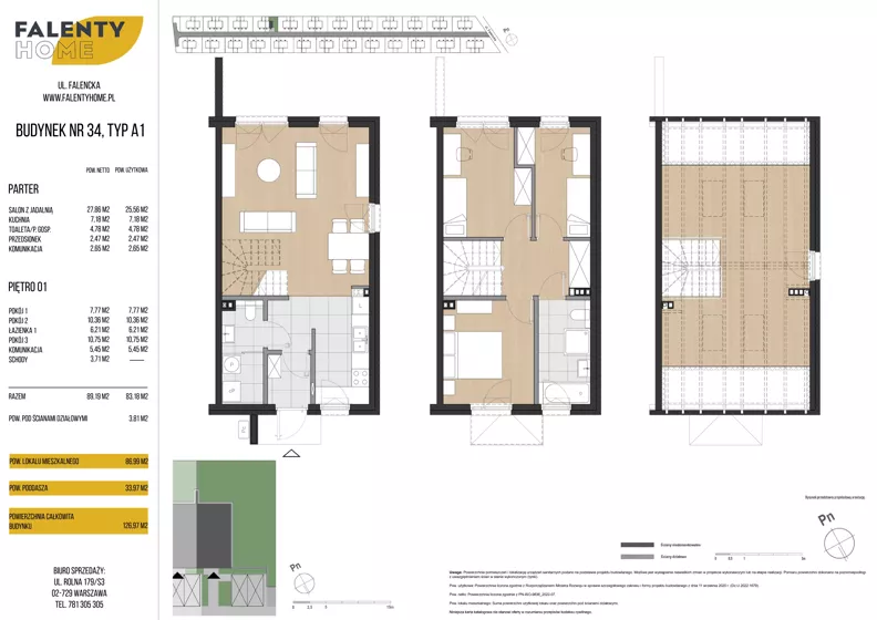 Dom 83,18 m², oferta nr 34, Falenty Home III etap, Falenty Duże, ul. Falencka