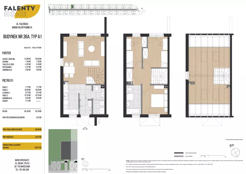 Dom 83,18 m², oferta nr 36A, Falenty Home III etap, Falenty Duże, ul. Falencka