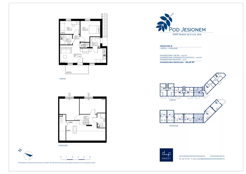 Dom 82,00 m², oferta nr 5B, Szeregowiec pod Jesionem, Kołobrzeg, Osiedle Nr 3, ul. Obozowa