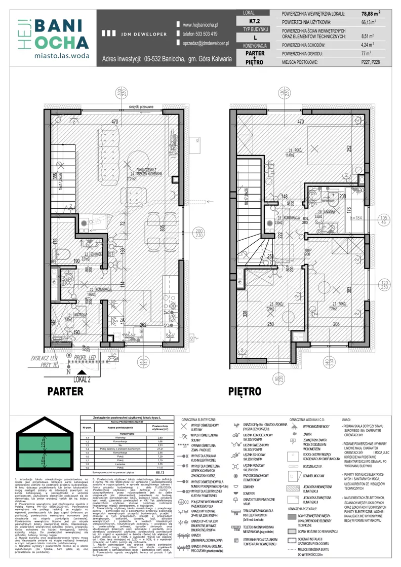 Dom 66,13 m², oferta nr K7.2, Hej! Baniocha Domy, Baniocha, wjazd od ul. Spokojnej