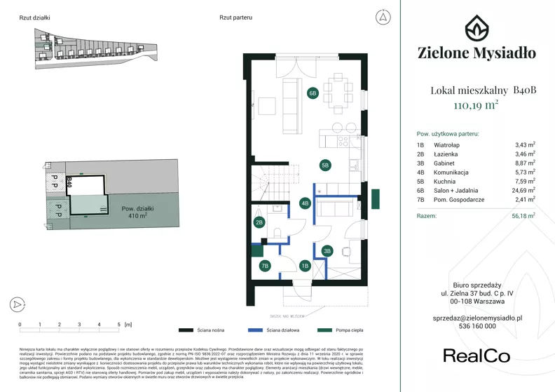 Dom 110,19 m², oferta nr B40B, Zielone Mysiadło, Mysiadło, ul. Morwy